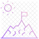 Overcoming Challenges Achievement Success Icon