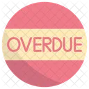 Overdue Deadline Overtime Icon