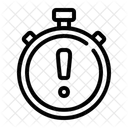 Overdue Clock Warning Icon