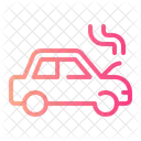 Overheat Car Breakdown Car Engine Icon