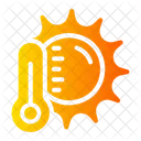 Overheat Heat Ware Thermometer Icon