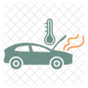 Overheating Overheat Car Icon