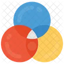 Interlocking Circles Diagram Icon