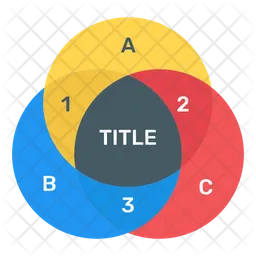 Overlapping Chart  Icon