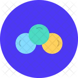 Overlapping Circles  Icon