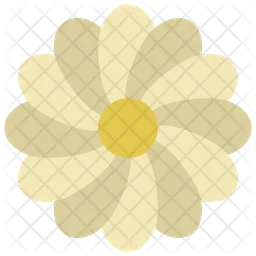 Overlapping Flower  Icon