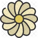 Overlapping Flower  Icon