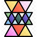 Triangles Overlapping Triangles Sacred Geometry Icon