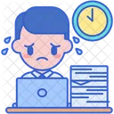 Overload Workload Over Time Icon