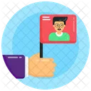 Handheld Flag Population Day Flag Population Flag Icon