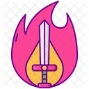 Overpowered Combat Game War Icon