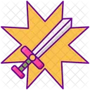 Overpowered Combat Game War Icon