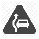 Overtake Traffic Sign Icon