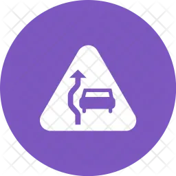 Overtake sign  Icon