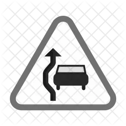 Overtake sign  Icon