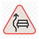 Overtake Sign Traffic Icon