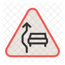 Overtake sign  Icon