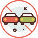 Overtaking Interdiction Overtaking No Car Overtaking Icon