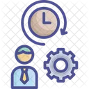 Work Load Busy Employee Icon
