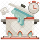 Overtime Cooking Cook Time Time Icon