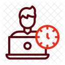 Overtime Work Business Icon