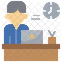 Overtime Work  Icon