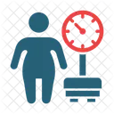 Overweight Weight Fat Icon