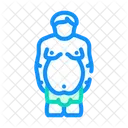 Overweight Prople Cholesterol Icon