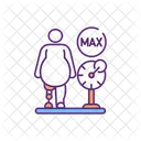 Overweight Amputee Fit Icon