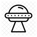 Ovni Extraterrestre Nave Espacial Icono