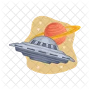 Ovni Nave Espacial Espacio Icon