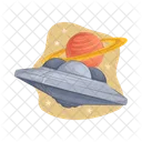 Ovni Nave Espacial Espacio Icon