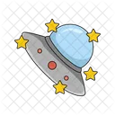 Ovni Nave Espacial Espacio Icon