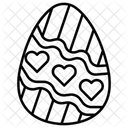 Ovo decorativo  Icon