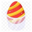 Ovo decorativo  Icon
