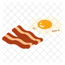 Ovos e bacon  Ícone