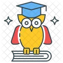 Owl Wisdom Bird Icon