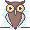 Owl Animal Owl Wisdom Animal Icon