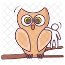 Owl Night Bird Night Ave Icon