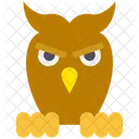 Halloween Horror Owl Icon