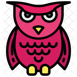 Owl Icon Of Colored Outline Style Available In Svg Png Eps Ai Icon Fonts