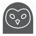 Owl Bird Face Icon