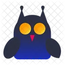 Owl Night Scary Icon