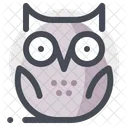 Owl Night Dark Icon
