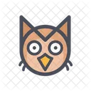 Owl Night Animal Nature Icon