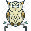 Owl Wisdom Owl Sage Icon