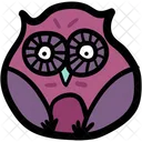 Bird Owl Wisdom Icon
