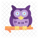 Owl Halloween Holiday Icon