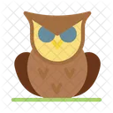 Owl Night Bird Icon