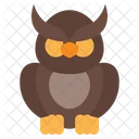Owl Night Nature Icon